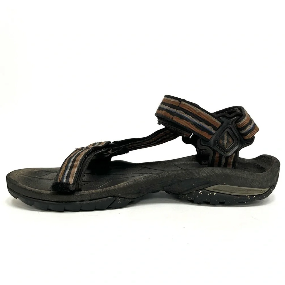 Teva Men’s Terra Fi 5 Universal Hiking Sandal Black & Brown, Size 13